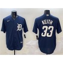 Detroit Tigers #33 Colt Keith Navy Cool Base Stitched Jersey