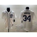 Detroit Tigers #34 Jake Rogers White Cool Base Stitched Jersey