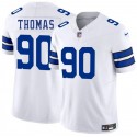 Dallas Cowboys #90 Solomon Thomas White 2025 F.U.S.E. Vapor Untouchable Limited Stitched Jersey