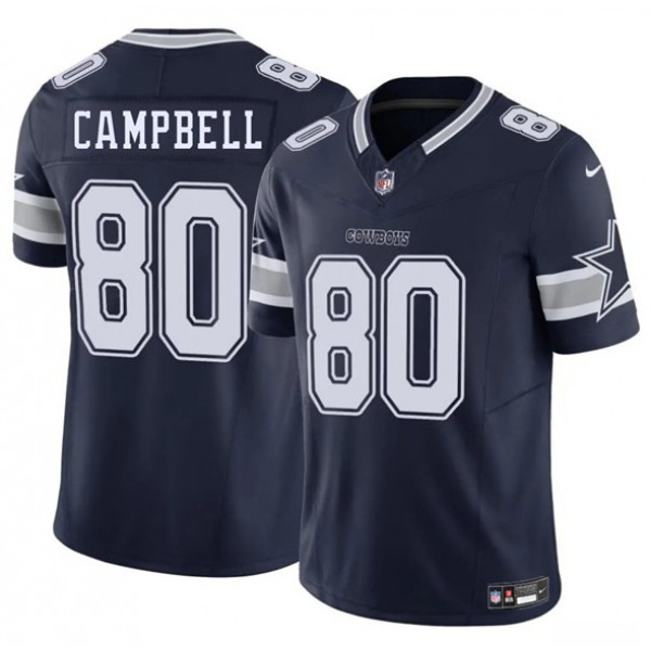 Dallas Cowboys #80 Parris Campbell Navy 2025 F.U.S.E. Vapor Untouchable Limited Stitched Jersey