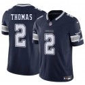 Dallas Cowboys #2 Juanyeh Thomas Navy 2025 F.U.S.E. Vapor Untouchable Limited Stitched Jersey
