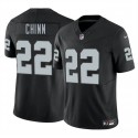Las Vegas Raiders #22 Jeremy Chinn Black 2025 F.U.S.E. Vapor Stitched Jersey