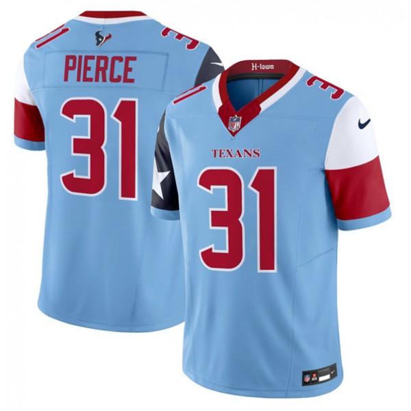 Houston Texans #31 Dameon Pierce Blue 2024 F.U.S.E. V5 Limited Stitched Jersey