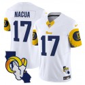 Los Angeles Rams #17 Puka Nacua White 2025 F.U.S.E. V2 Limited Stitched Jersey