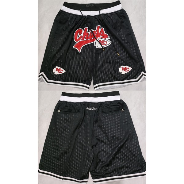 Kansas City Chiefs Black Shorts (Run Small)