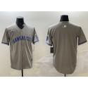 Kansas City Royals Blank Gray 2024 Away Limited Stitched Jersey