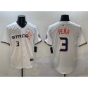 Houston Astros #3 Jeremy Peña White 2025 City Connect Limited Stitched Jersey