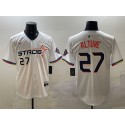 Houston Astros #27 Jose Altuve White 2025 City Connect Limited Stitched Jersey