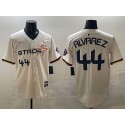 Houston Astros #44 Yordan Alvarez Cream 2025 City Connect Limited Stitched Jersey