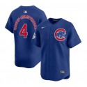 Chicago Cubs #4 Pete Crow-Armstrong Royal Limited Stitched Jersey