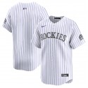 Colorado Rockies Blank White Home Limited Stitched Jersey