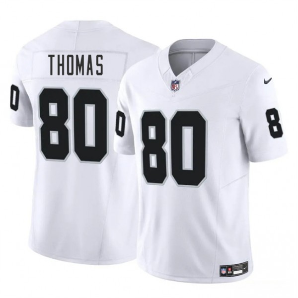 Las Vegas Raiders #80 Ian Thomas White 2025 F.U.S.E. Vapor Stitched Jersey