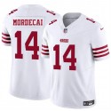 San Francisco 49ers #14 Tanner Mordecai White 2025 F.U.S.E. Vapor Untouchable Limited Stitched Jersey
