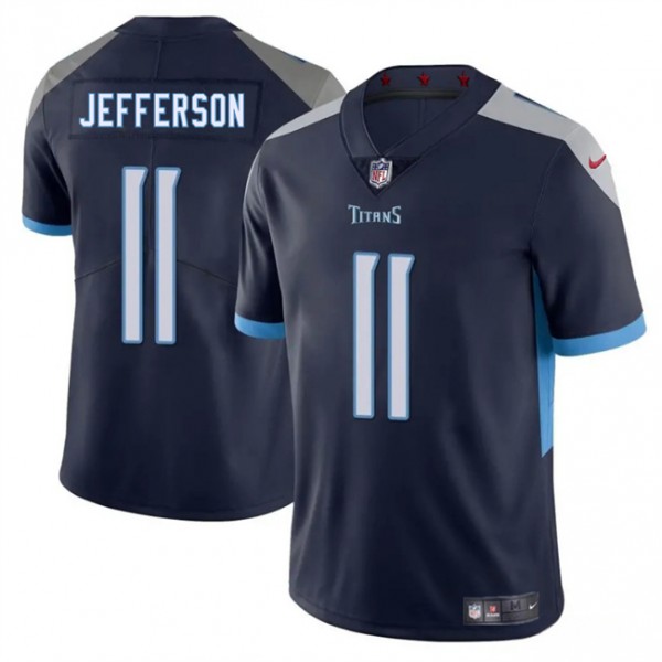 Tennessee Titans #11 Van Jefferson Navy 2025 Vapor Untouchable Stitched Jersey