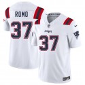 New England Patriots #37 Parker Romo White 2025 F.U.S.E. Vapor Limited Stitched Jersey