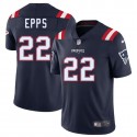 New England Patriots #22 Marcus Epps Navy 2025 Vapor Limited Stitched Jersey