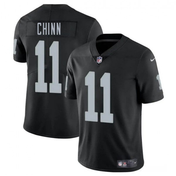 Las Vegas Raiders #11 Jeremy Chinn Black 2025 Vapor Stitched Jersey