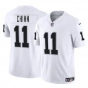 Las Vegas Raiders #11 Jeremy Chinn White 2025 F.U.S.E. Vapor Stitched Jersey