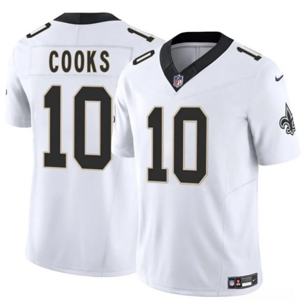 New Orleans Saints #10 Brandin Cooks White 2025 F.U.S.E Vapor Limited Stitched Jersey