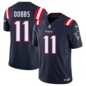 New England Patriots #11 Joshua Dobbs Navy 2025 F.U.S.E. Vapor Limited Stitched Jersey
