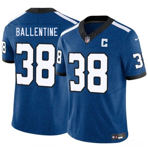 Indianapolis Colts #38 Corey Ballentine Blue 2025 F.U.S.E. Throwback Vapor Limited Stitched Jersey