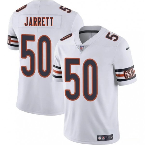 Chicago Bears #50 Grady Jarrett White 2025 Vapor Stitched Jersey