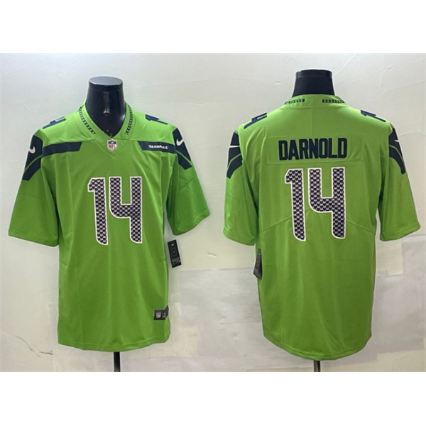 Seattle Seahawks #14 Sam Darnold Green 2025 Vapor Limited Stitched Jersey
