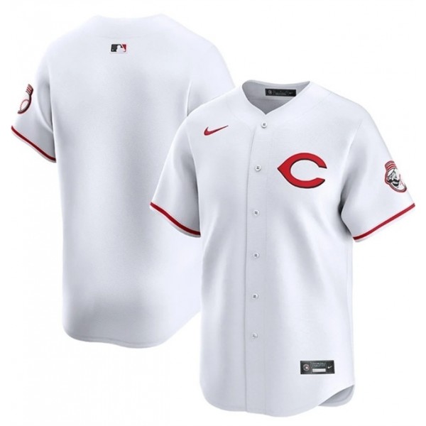 Cincinnati Reds Blank White 2025 Home Limited Stitched Jersey
