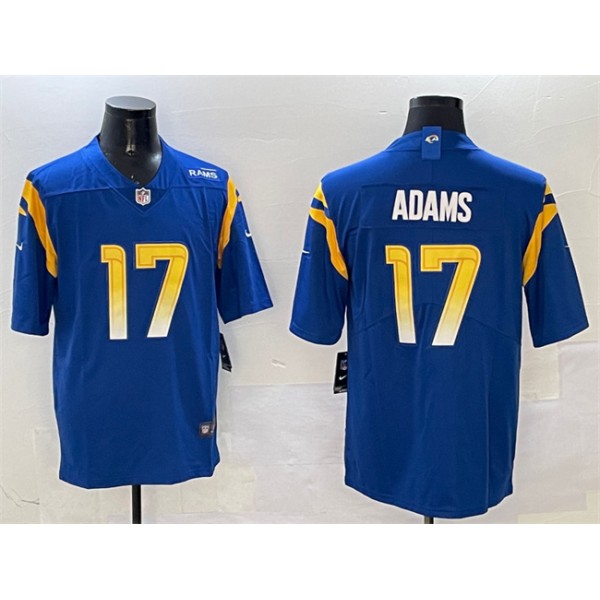 Los Angeles Rams #17 Davante Adams Blue 2024 Vapor Untouchable Stitched Jersey