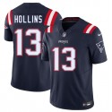 New England Patriots #13 Mack Hollins Navy 2025 F.U.S.E. Vapor Limited Stitched Jersey