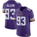 Minnesota Vikings #93 Jonathan Allen Purple 2025 Vapor Limited Stitched Jersey