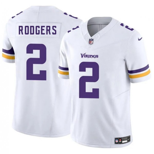 Minnesota Vikings #2 Isaiah Rodgers White 2025 F.U.S.E. Vapor Limited Stitched Jersey