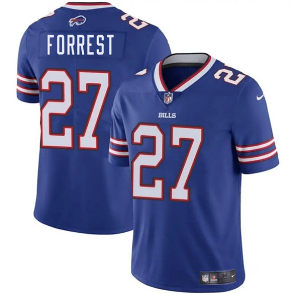 Buffalo Bills #27 Darrick Forrest Blue 2025 Vapor Untouchable Limited Stitched Jersey