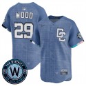 Washington Nationals #29 James Wood Blue 2025 City Connect Limited Stitched Jersey