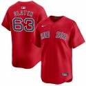 Boston Red Sox #63 Justin Slaten Red 2025 Alternate Limited Stitched Jersey