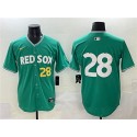 Boston Red Sox #28 Kristian Campbell Green 2025 City Connect Limited Stitched Jersey