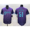 Arizona Diamondbacks #51 Randy Johnson Purple 2025 City Connect Limited Stitched Jersey
