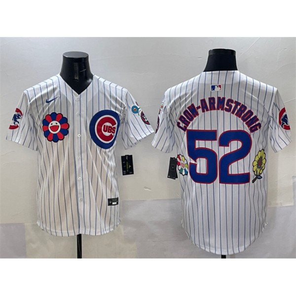 Chicago Cubs #52 Pete Crow-Armstrong White 2025 Tokyo Series Limited Stitched Jersey