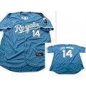 Kansas City Royals #14 Jac Caglianone Light Blue Flexbase Stitched Jersey