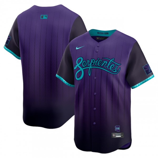 Arizona Diamondbacks Blank Purple 2025 City Connect Limited Stitched Jersey