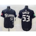 Texas Rangers #53 Adolis García Black Mexico 2025 Vapor Premier Limited Stitched Jersey