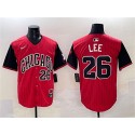 Chicago White Sox #26 Korey Lee Red Black 2025 City Connect Limited Stitched Jersey