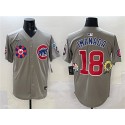 Chicago Cubs #18 Shōta Imanaga Gray 2025 Tokyo Series Limited Stitched Jersey
