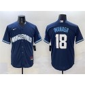 Chicago Cubs #18 Shota Imanaga Navy City Connect Stitched Jersey