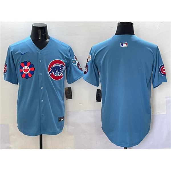 Chicago Cubs Blank Blue 2025 Tokyo Series 2nd Alternate Limited Stitched Jersey