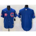 Chicago Cubs Blank Royal 2025 Tokyo Series Limited Stitched Jersey