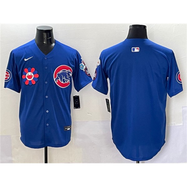 Chicago Cubs Blank Royal 2025 Tokyo Series Limited Stitched Jersey