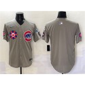 Chicago Cubs Blank Gray 2025 Tokyo Series Limited Stitched Jersey