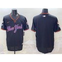 New York Mets Blank Black 2025 Spring Training Stitched Jersey
