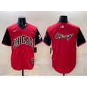 Chicago White Sox Team Big Logo Red Black 2025 City Connect Limited Stitched Jersey